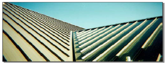 가파른 지붕(steep roof) 유체 역학 지붕(hydrokinetic roof) 및 건축 지붕(architectural roof)은 종
종 혼합 사용이 가능